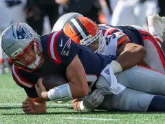 Drake Maye’s fearlessness in the face of pressure on display in win over Browns