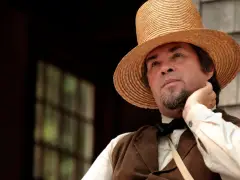 A Thoreau impersonator bids a fond farewell to Walden Pond