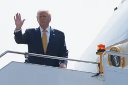 The Latest: Trump in Japan, where he’ll meet new Prime Minister Takaichi